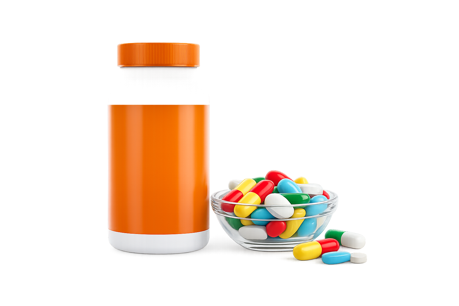 Pastillas y suplementos farmacéuticos